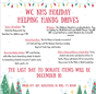 National Honor Society (Five Holiday Drives) 